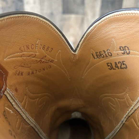 Lucchese L6616 San Antonio Vintage Western Cowboy Boots Mens 9 D - Picture 6 of 12